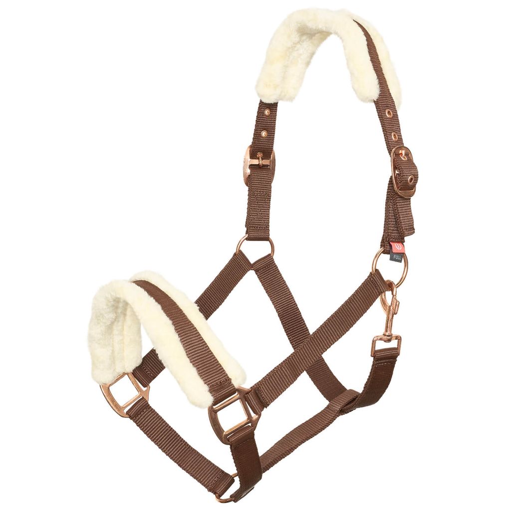Imperial Riding Halfter IRHClassic Fur Classic Stallhalfter Walnut Pony