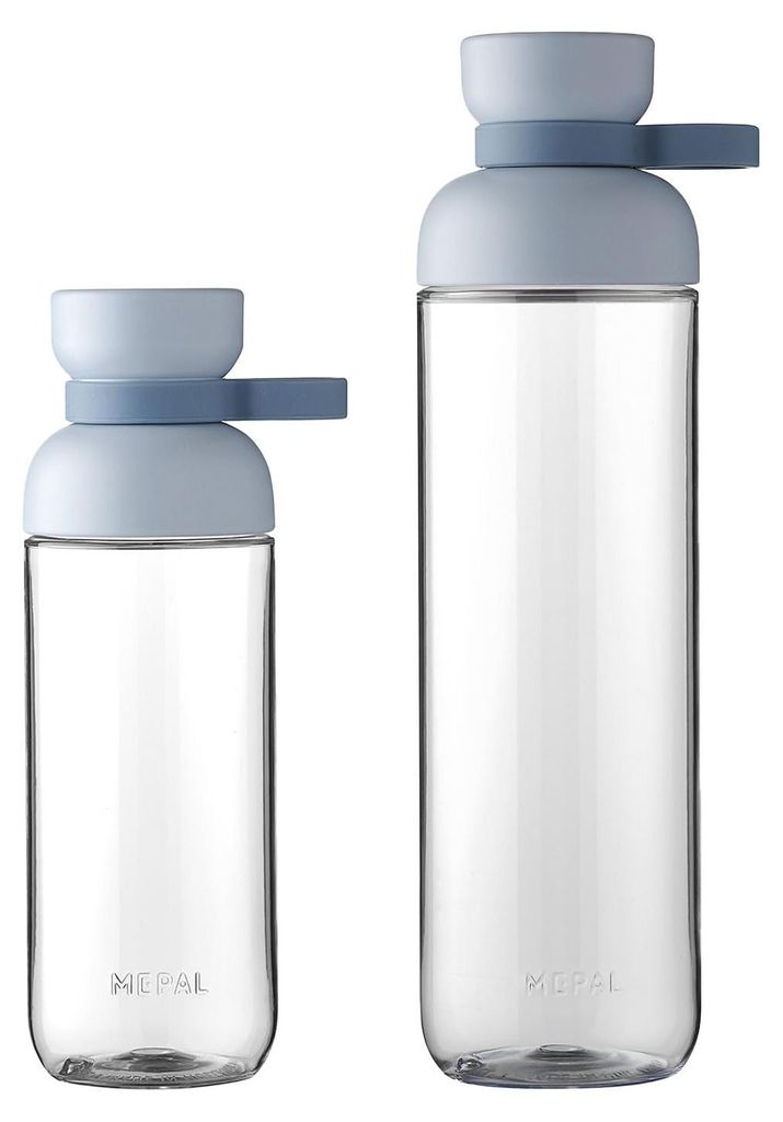 Mepal Trinkflaschen Vita - Wasserflaschen Duo Pack - Flaschen für Uni, Arbeit, Fitness, Outdoor, Job - Stoßfest, Auslaufsicher - BPA-frei & Spül...