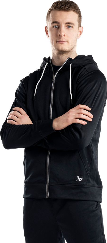 Bauer Fleece Zip Hoodie Team Senior schwarz L