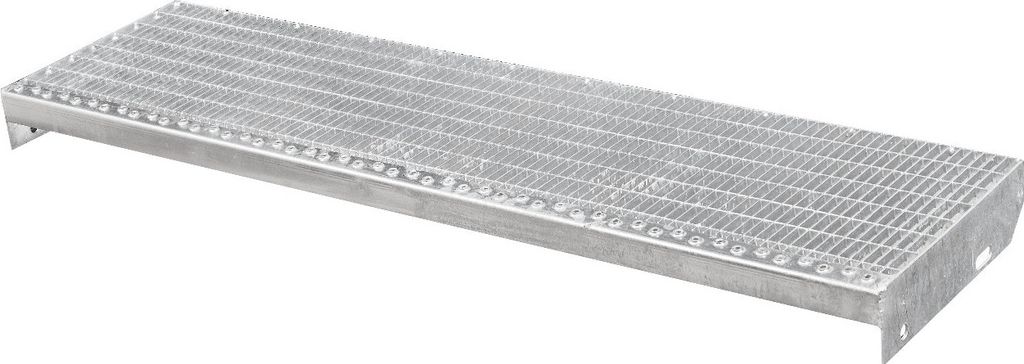 Metallstufe 1000x270mm verzinkt Gitterroststufen Treppenstufen Maschenweite 33x11