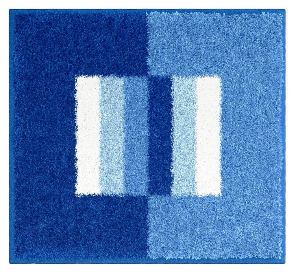 WC-Vorlage 40x50cm blau