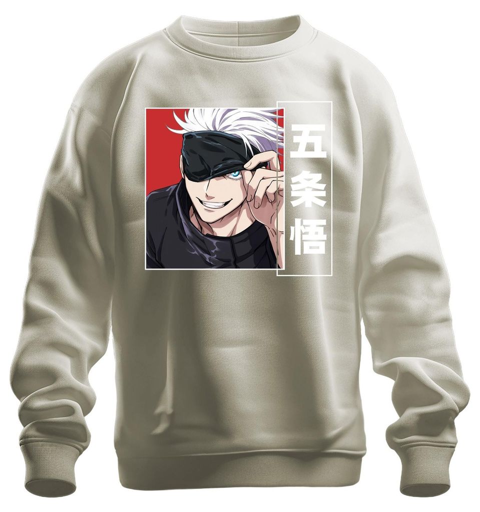 Jujutsu Kaisen, Satoru Gojo, anime, estética, antifaz, pelo Imagen del producto 