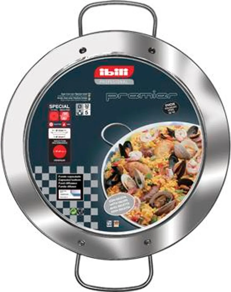 Ibili Premier 34cm Inox - La Migliore Padella Paella per Qualità Prezzo
