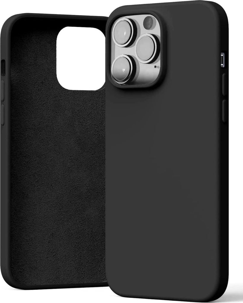 Apple Iphone 14 Pro Max Silikonové Pouzdro Černé Obrázek produktu 
