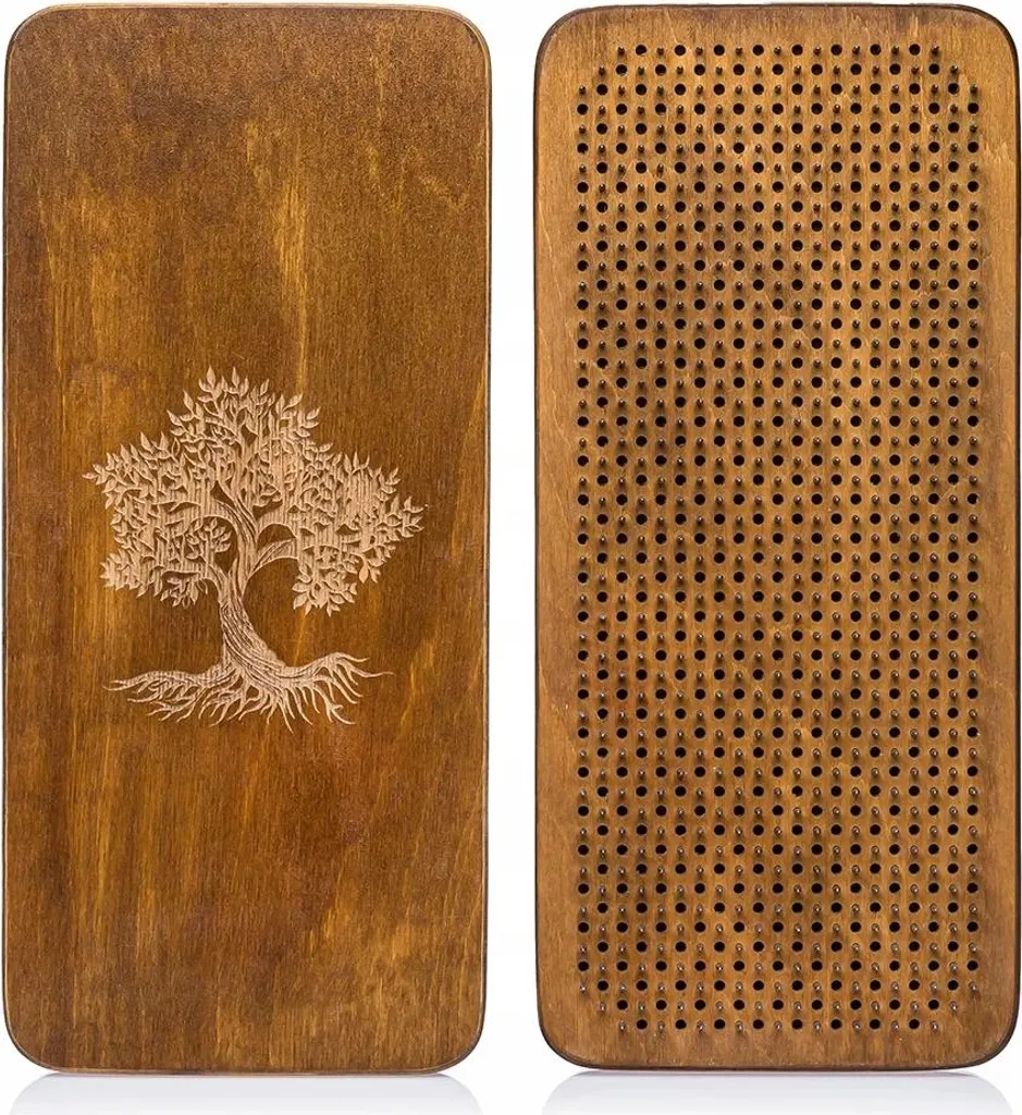 Planche Sadhu Arbre de Vie - Clous Cuivre 10mm pour Yoga et Méditation