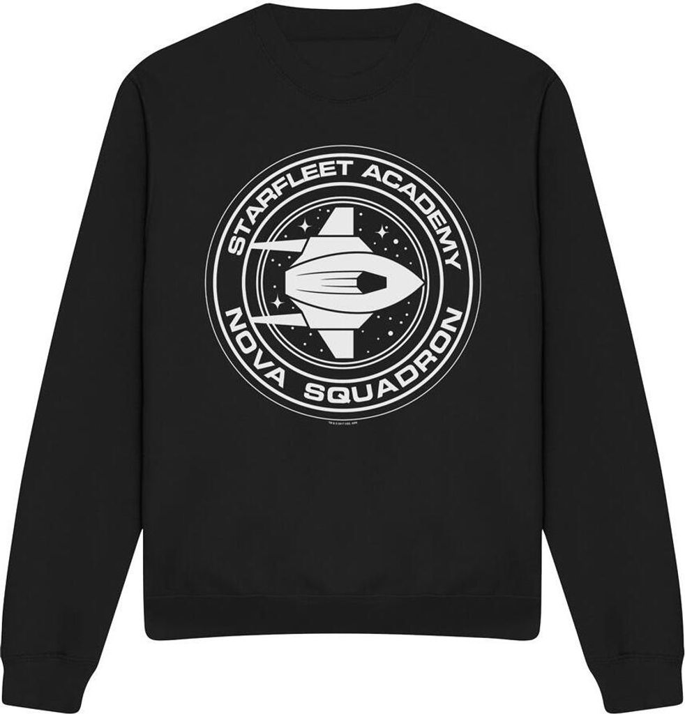 Star Trek - "Nova Squadron" Sweatshirt für Herren/Damen Uni TV11395 (L) (Schwarz)