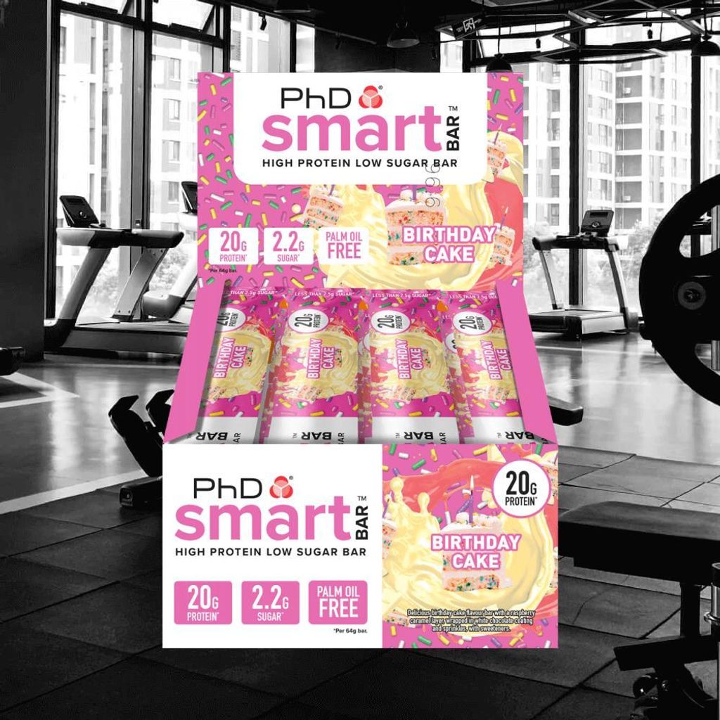 Smart Bar (12x64g) Birthday Cake Produktbild 