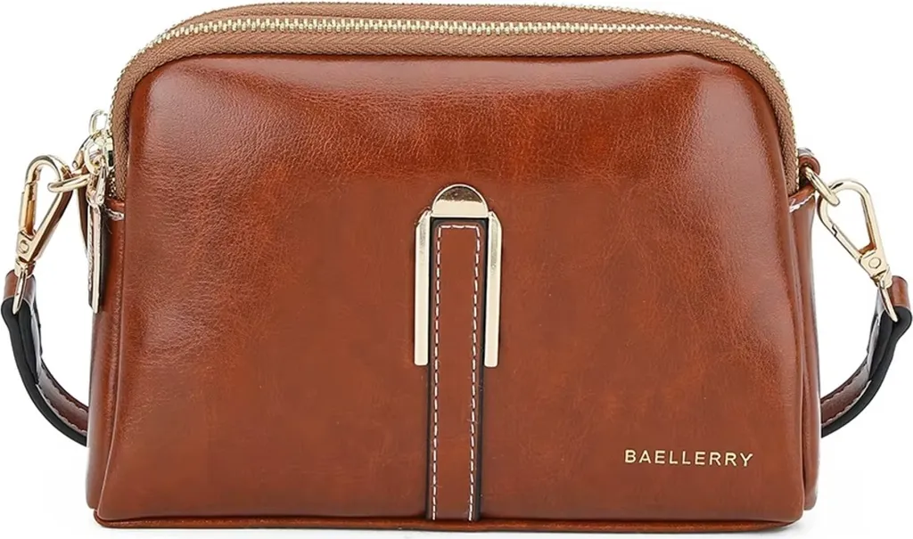 Sac banane anti-encombrement Baellerry Roberta Marron Pratique Chic