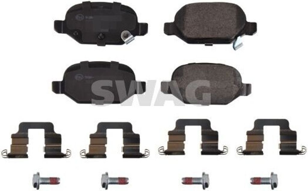 SWAG Bremsbeläge Satz Hinten Bremsklötze für FIAT 500 (312) 33 10 2788