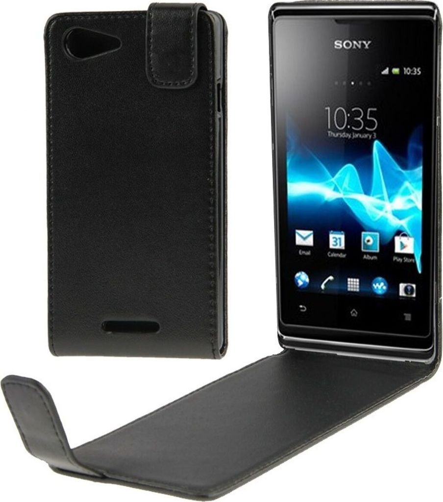 Handyhülle Schutzhülle Flip Handytasche für Sony Xperia E2