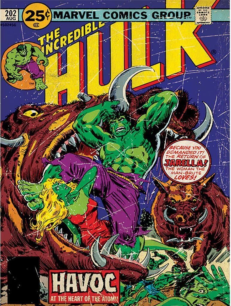 Hulk - Leinwanddruck "Havoc" PM8835 (80 cm x 60 cm) (Bunt)
