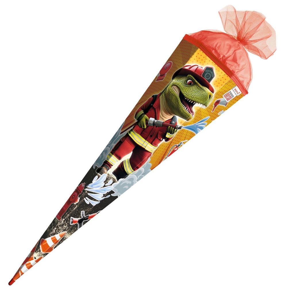 Roth Schultüte Feuerwehr-Dino 85cm