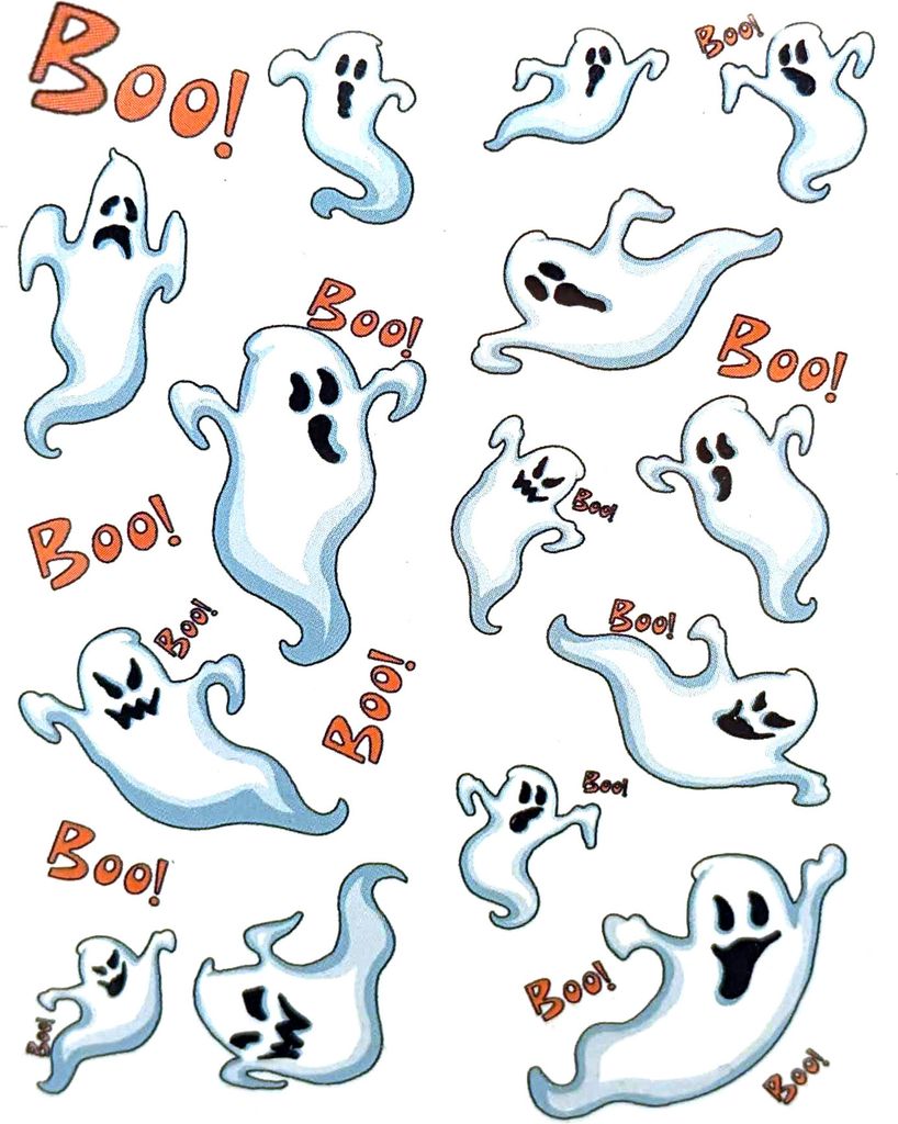 Wall-Art Sticker Halloween Dekoration Deko Grusel Horror Geister