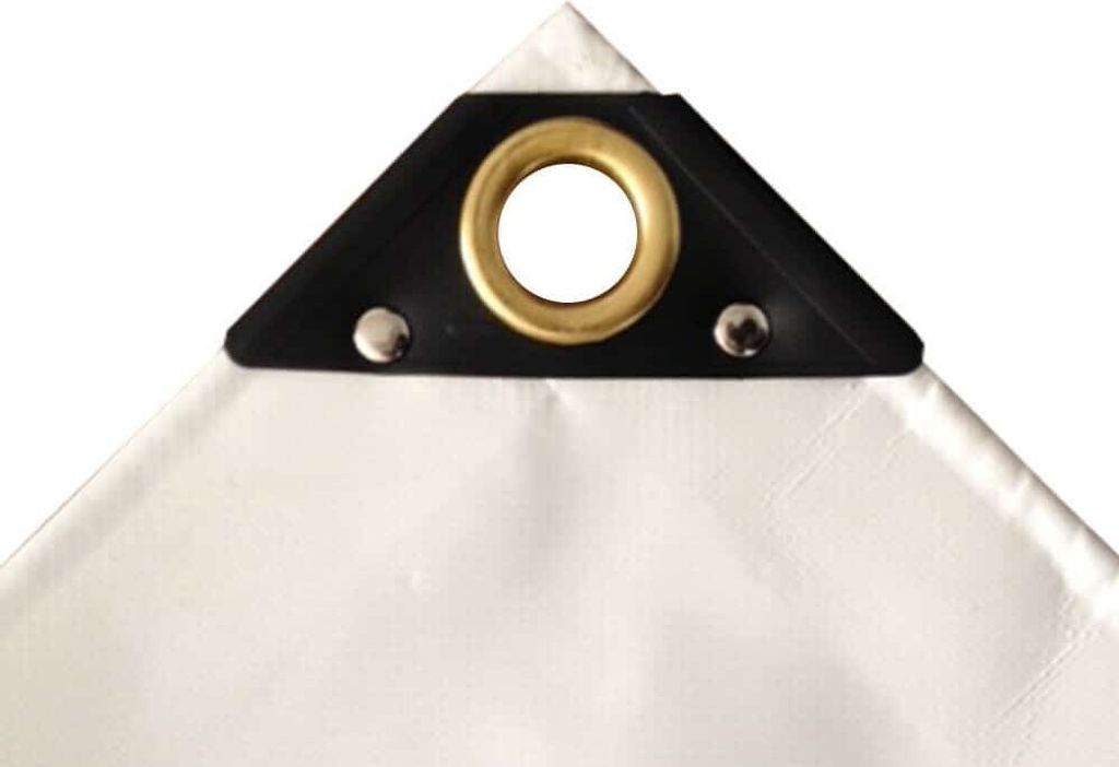 weiss 650 g/m² PVC 4 x 8m (32m²) Plane