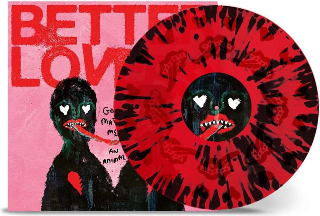 Better Lovers: Better Lovers: God Made Me An Animal (Limited Edition) (Transparent Red w/ Black Splatter Vinyl) - - (LP / G)