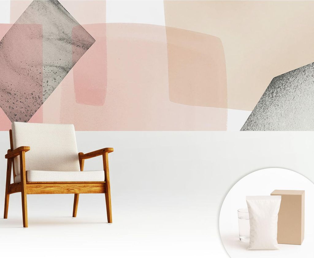Fototapete - 250x104 cm - Tapete - Wandtapete - Wandbilder - Dekofolie - Tapete Folie - Wand - Dekoration - Wohnzimmer - Zarte Figuren