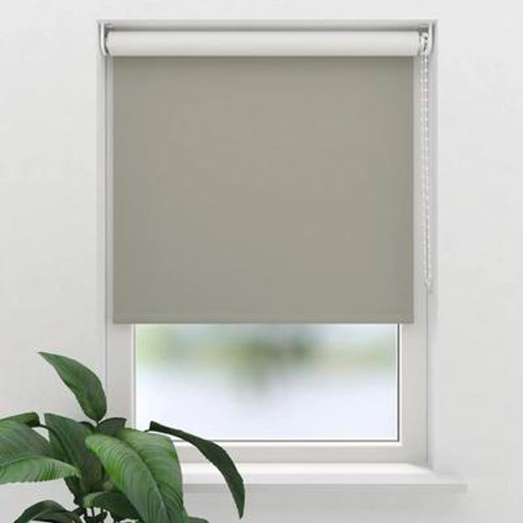 SOLUNA Verdunkelungsrollo V21 zement 120x190 cm inkl. Klemmträger