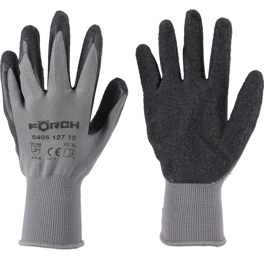 FÖRCH Feinstrickhandschuhe Latex 11