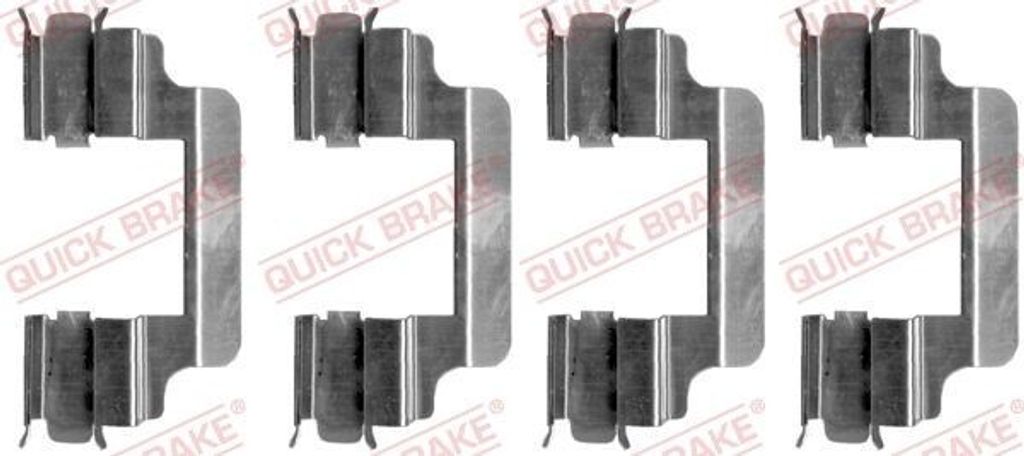 QUICK BRAKE 109-1231 Zubehörsatz Scheibenbremsbelag passend für MERCEDES-BENZ C-Klasse Limousine (W203) C-Klasse T-modell (S203) C-Klasse Sportcoupe