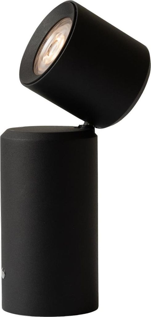 it's about RoMi - Tischleuchte Milan - Schwarz - 6.5x6.5x19cm Tischlampe - Nachttischlampe, Wohnzimmer, Schlafzimmer