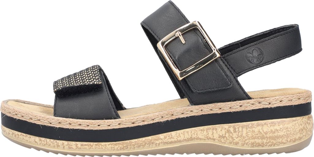 Damen Sandalen Rieker V0951-00 schwarz 37