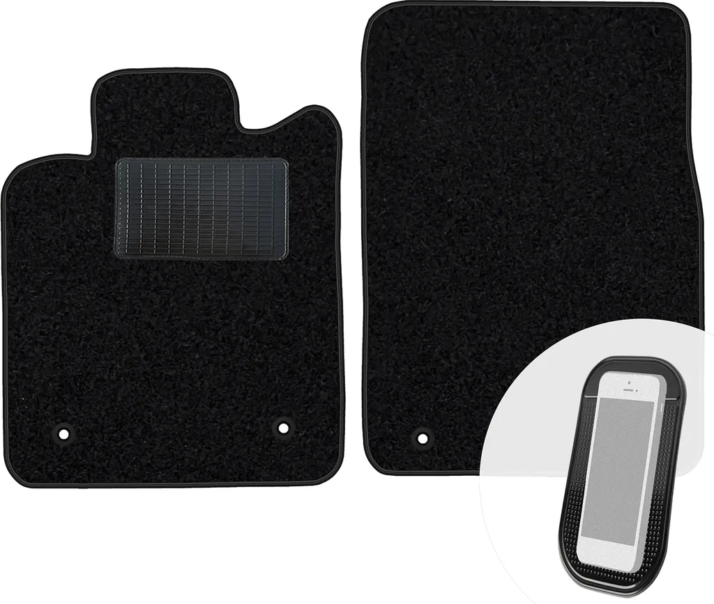 Tappetini Anteriori Velours Neri Opel Vectra C Signum (02-08) 2 Pezzi