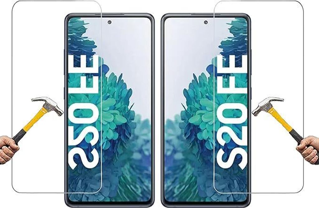 ino 2x Schutzglas kompatibel mit Samsung Galaxy S20FE Panzerglas Panzerfolie Displayschutzglas Schutz Glasfolie Displayglas 9H