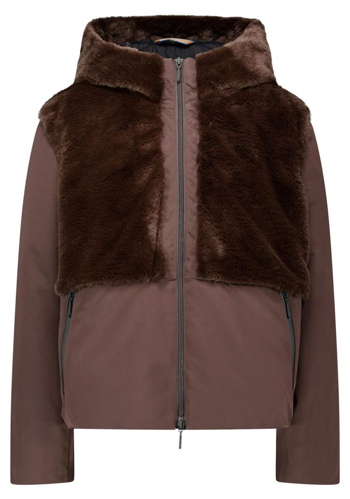 GIL BRET Jacke PlUEsch 7365 Chocolate T 38 Produktbild 