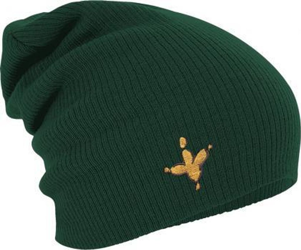Longbeanie Slouch-Beanie Mütze Hahnentritt 54508 Color - grün