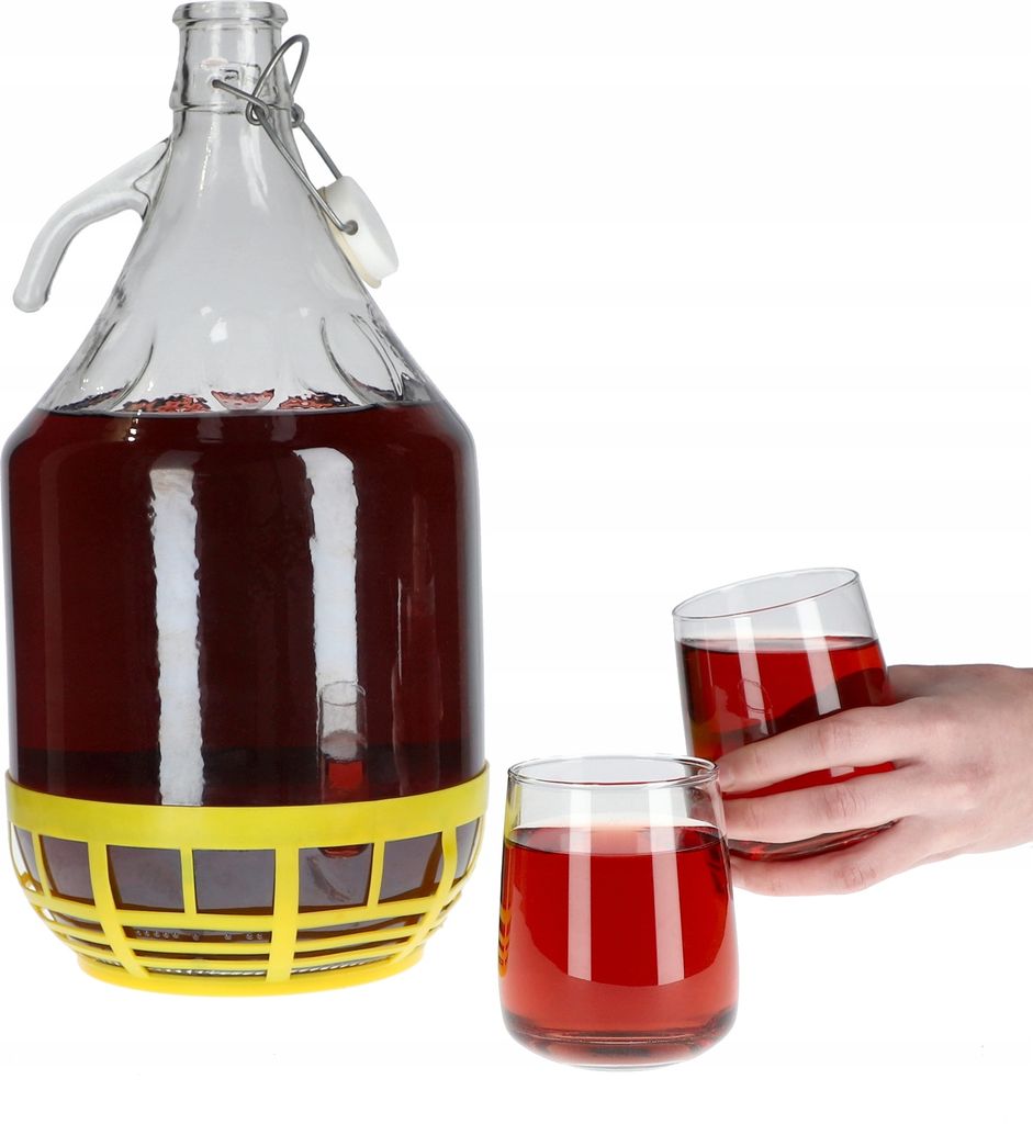 20L Glasballon Für Weinherstellung - Gärballon Mit Weiter Öffnung