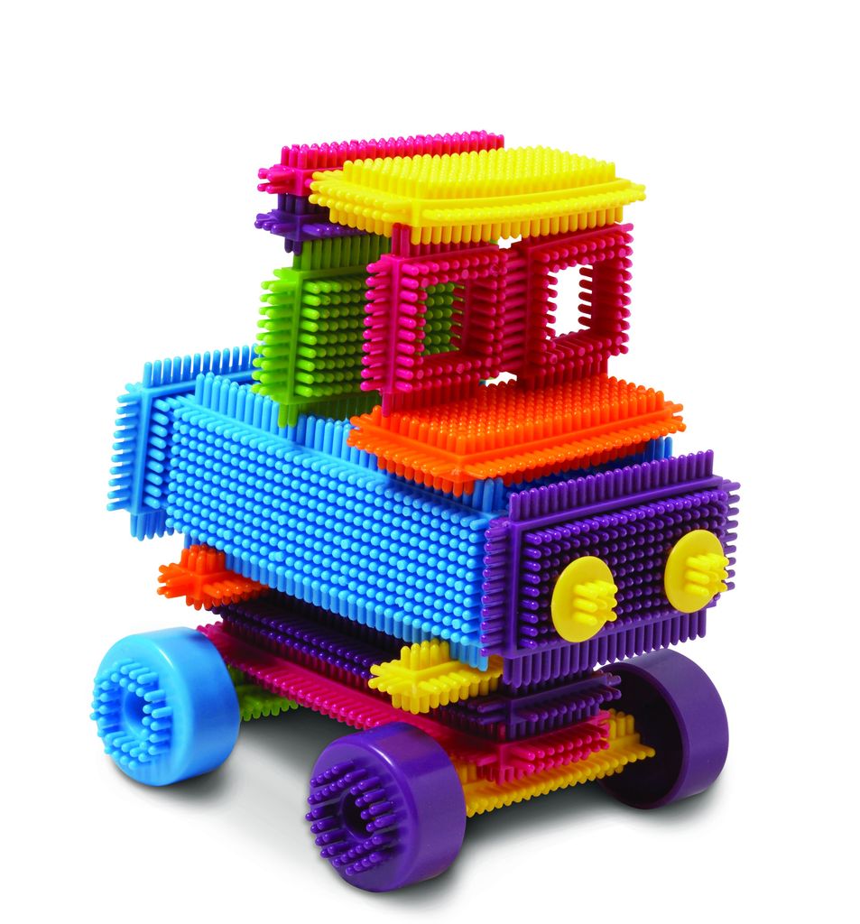 Edushape Magic Brix Set Gigante Da 360 Pezzi – Mattoncini Tattili Flessibili Per Bambini Dai 3 Anni, Gioco Creativo