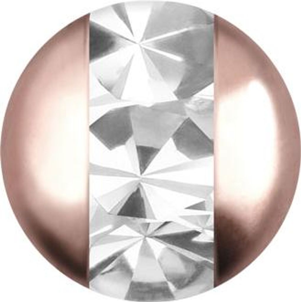 Piercing-Zubehör Chirurgenstahl Klemmkugel EPOXY-RING RoséGold Kugelgröße: 3mm