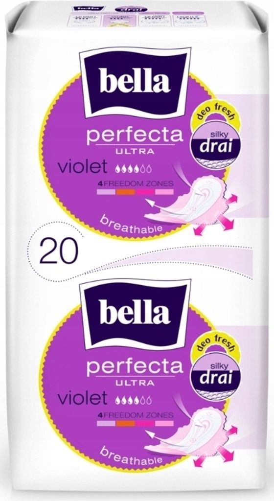 Bella Podpaski Perfecta Ultra Violet 20 sztuk Zdjęcie produktu 