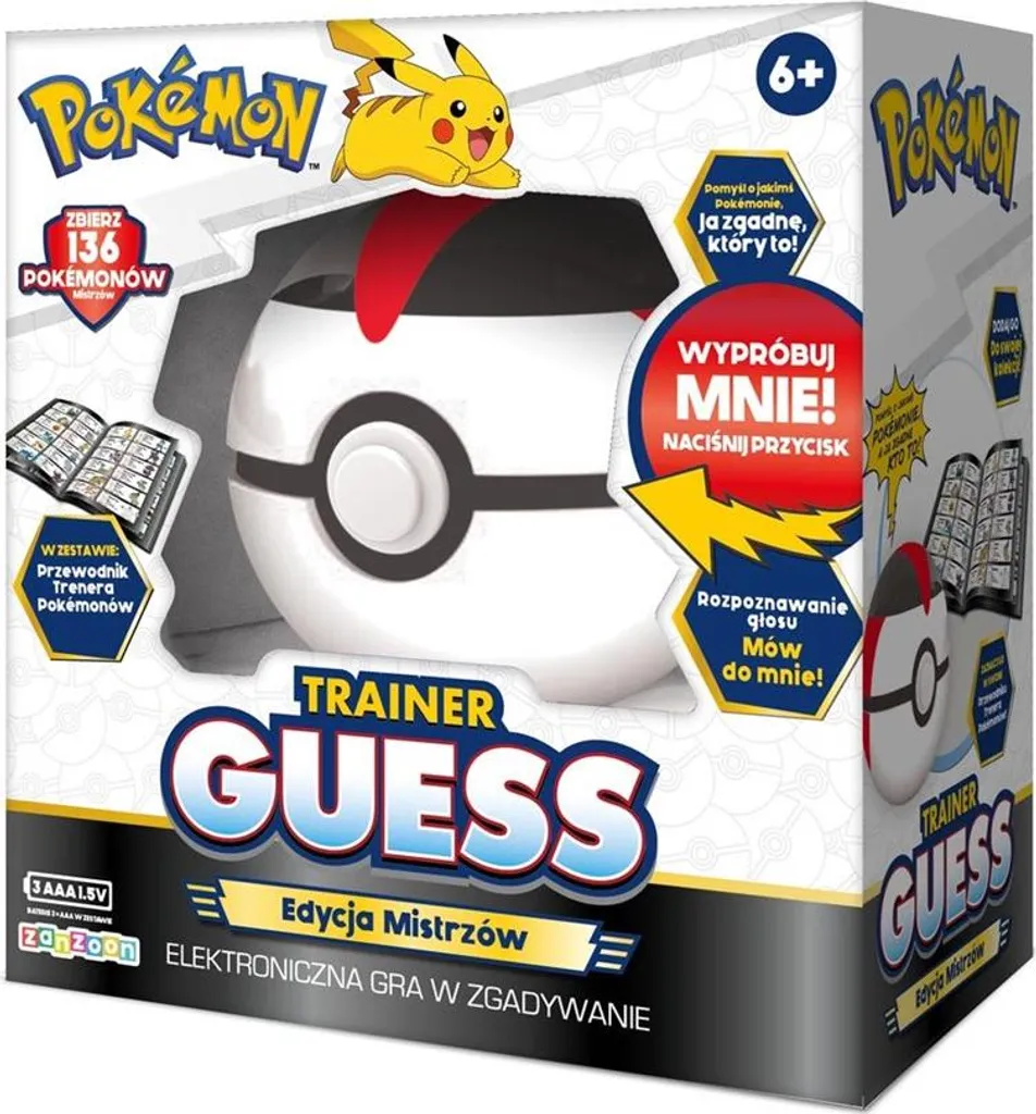 Jeu Pokémon Trainer de devinettes avec 150 cartes de Champions d'Arène