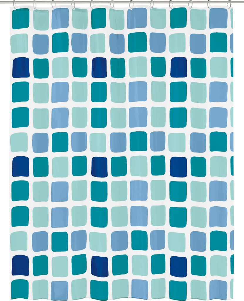 Kleine Wolke Duschvorhang PEVA SONNY Blue 180 x 200 cm Produktbild 