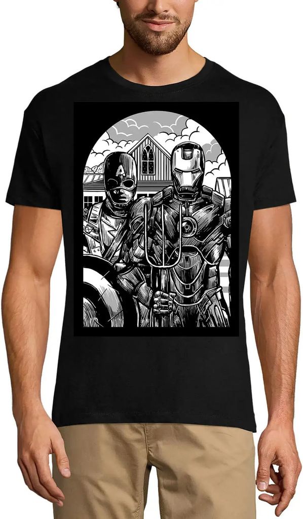 Herren Grafik T-Shirt Amerikanischer Bürgerkrieg - Filmfigur – American Civil War - Movie Character – Öko-Verantwortlich Vintage Jahrgang Kur...