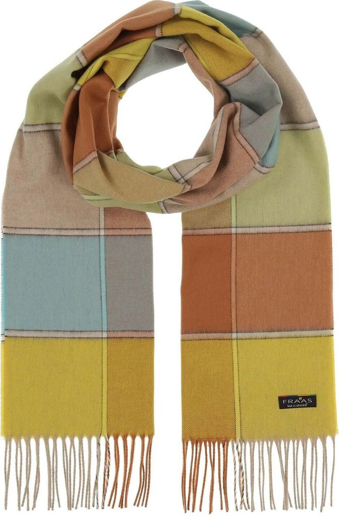 FRAAS Schal Scarf Chartreuse mehrfarbig