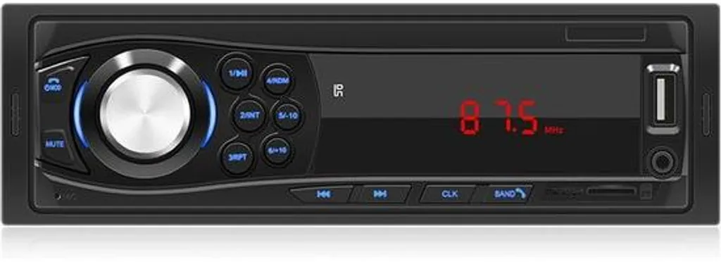 Poste radio voiture Bluetooth DIN simple avec USB et télécommande infrarouge