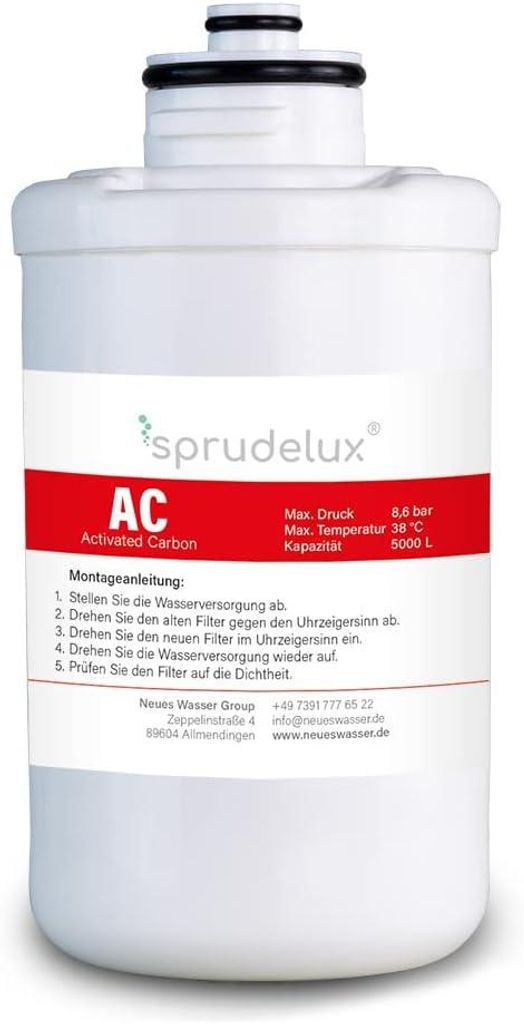 QUOOKER Cube Aktivkohlefilter AC – Carbon Ersatzfilter für Trinkwassersystem