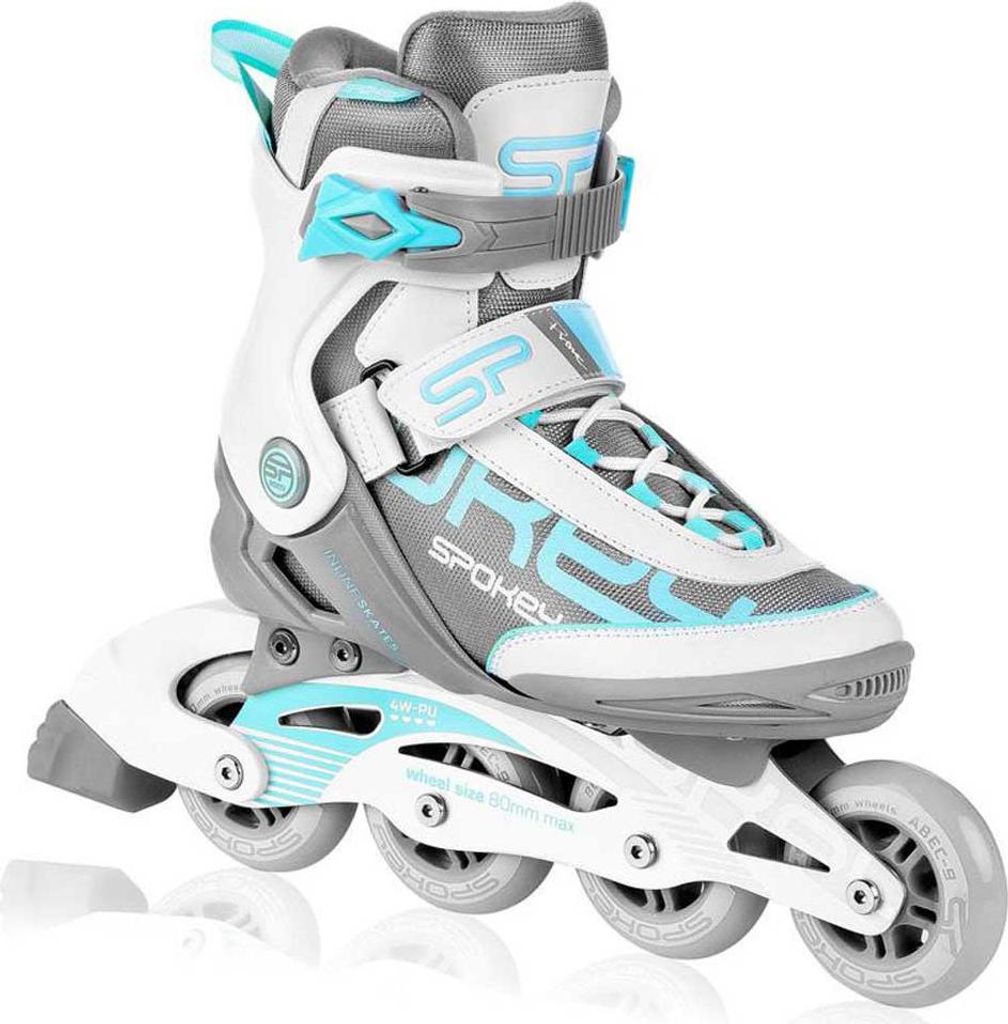 Spokey PRIME PRO WH/TQ patins à roulettes r.37 Image du produit 