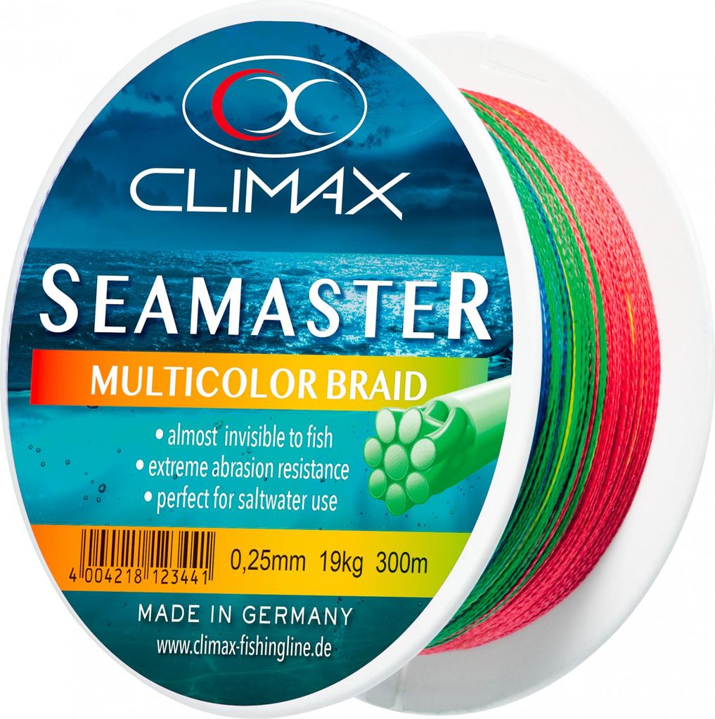 Climax Angelschnur Haruna Seamaster Braid (multicolor, 300 m) Ø mm: 0,16
