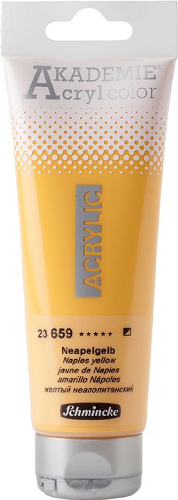 Schmincke 120ml AKADEMIE Acryl color Neapelgelb Acryl 23 659 012