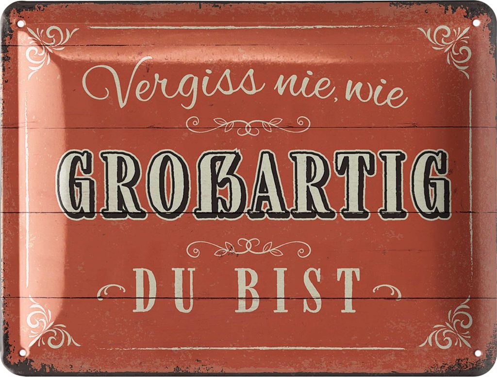 Nostalgic-Art Retro Blechschild „Ruhestand“ – 20x30 Cm, Geschenk Für Renter