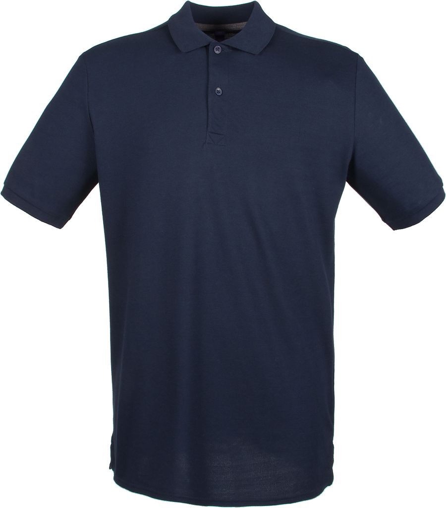 Henbury Herren Pique Polo-Shirt PC2590 (4XL) (Marineblau)