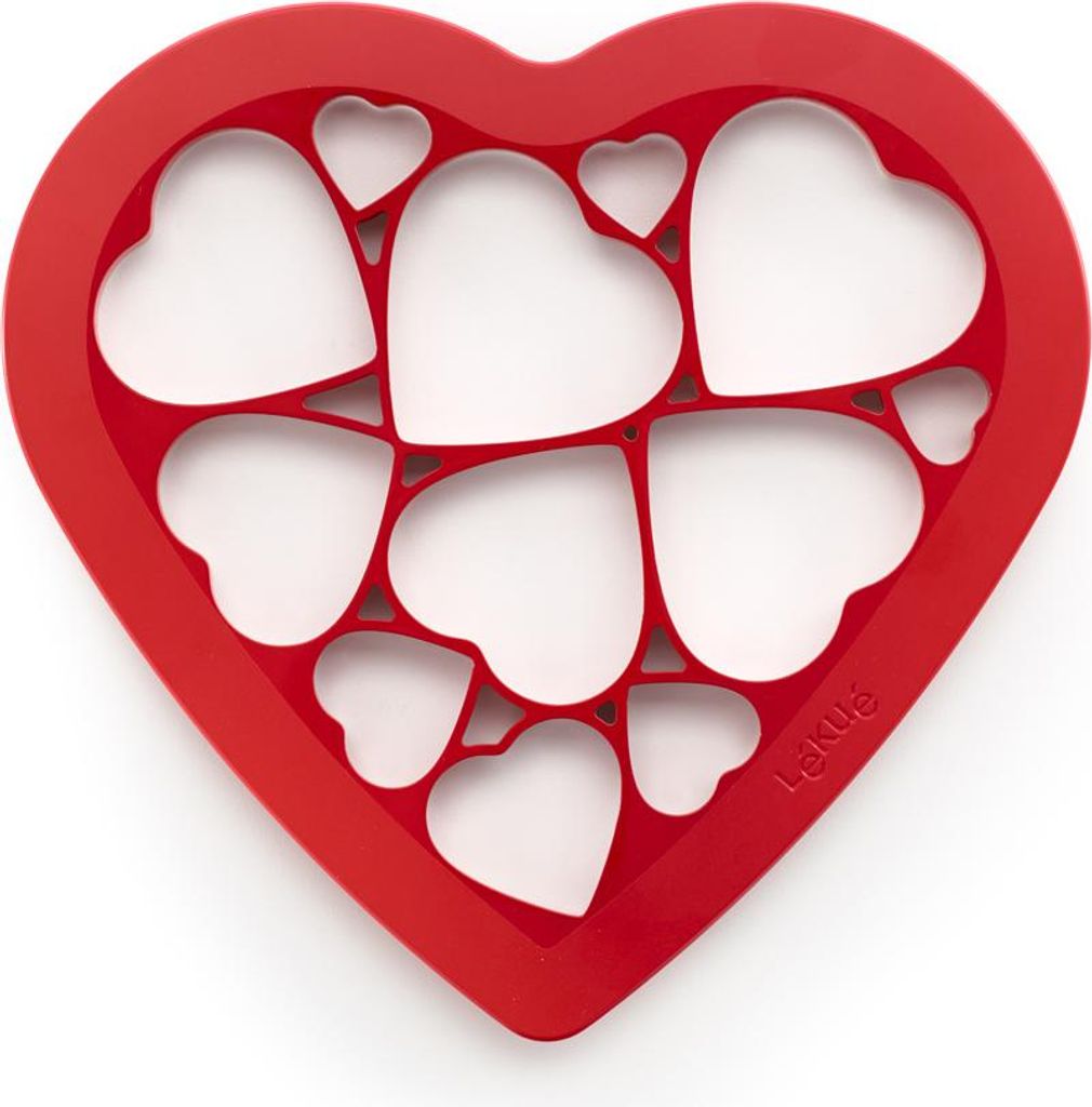 Lekue - Forma do wykrawania ciastek PUZZLE HEARTS Zdjęcie produktu 