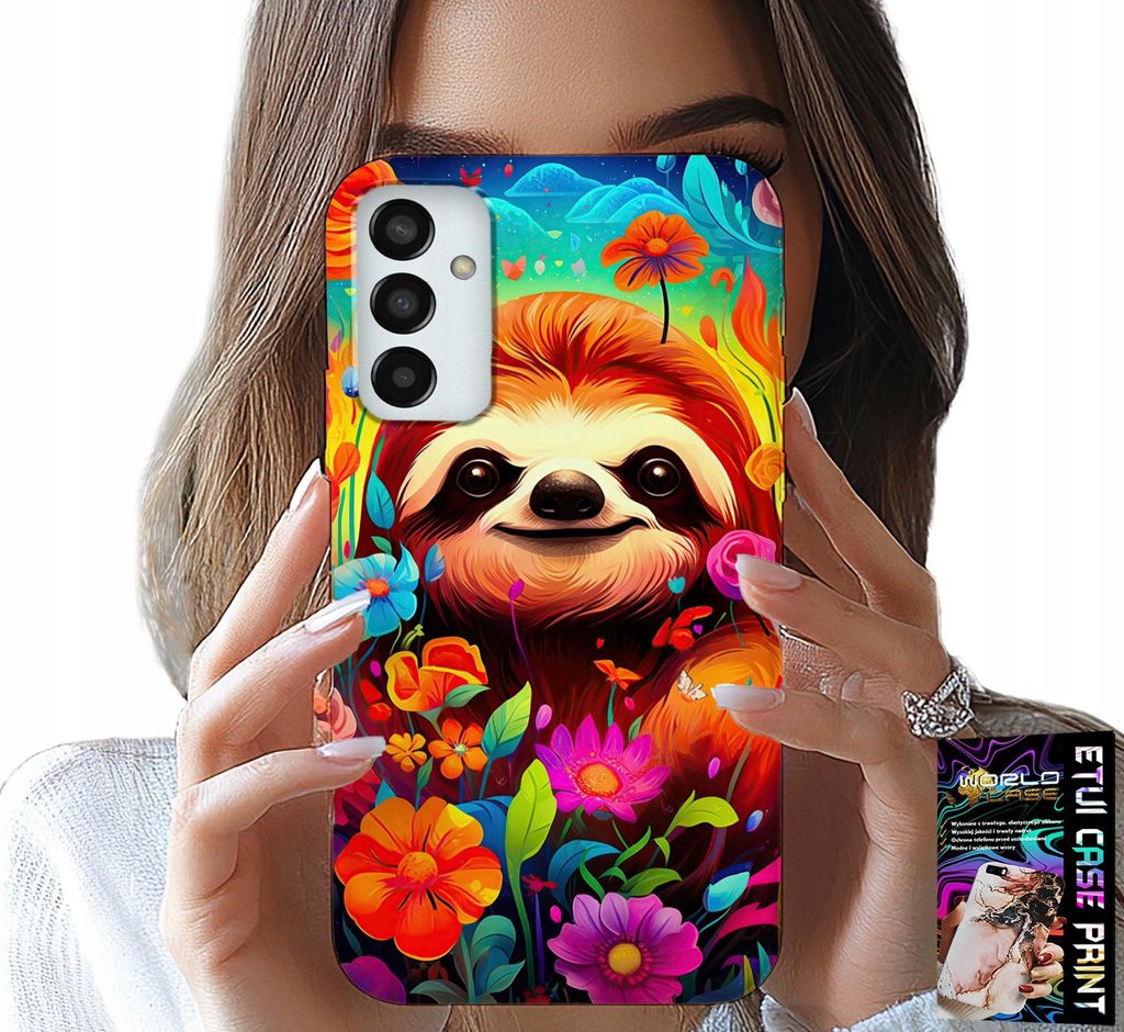 Hülle Für Samsung Galaxy M13 4G - Buntes Koala-Tierdesign + Glas