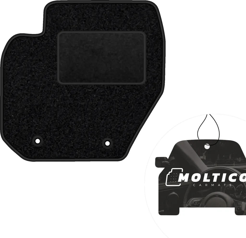 Tappetino Singolo Volvo S60 II / V60 2010-18 | Nero Velours Guida