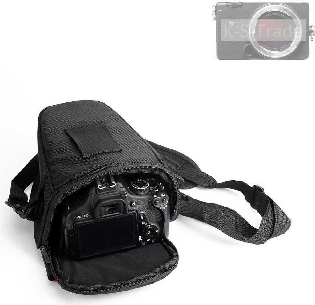 K-S-Trade Kameratasche Fototasche Schultertasche Umhängetasche kompatibel mit Sigma fp L Colt für Systemkameras Schutzhülle bag Zubehörtasche