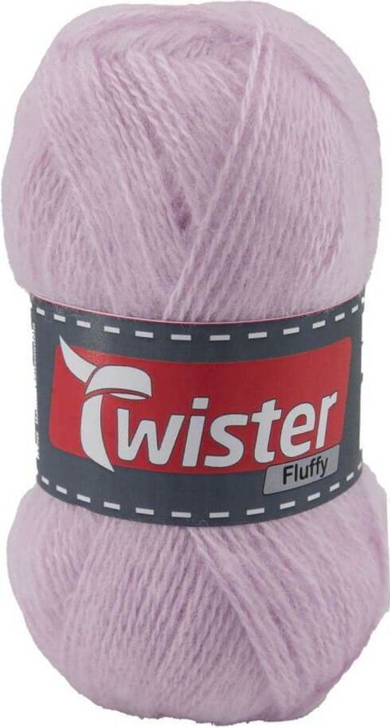 50g Twister Fluffy sehr weich flieder (43) 100% Polyacryl