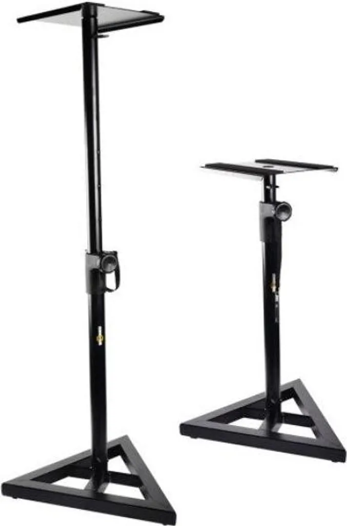 Pieds pour enceinte de studio de monitoring - Lot de 2 supports réglables